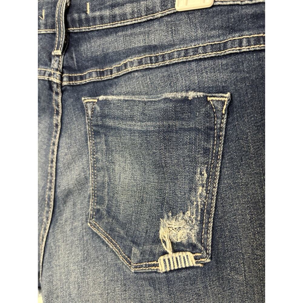 Flying Monkey Low Rise Patchwork Denim Shorts Siz… - image 3